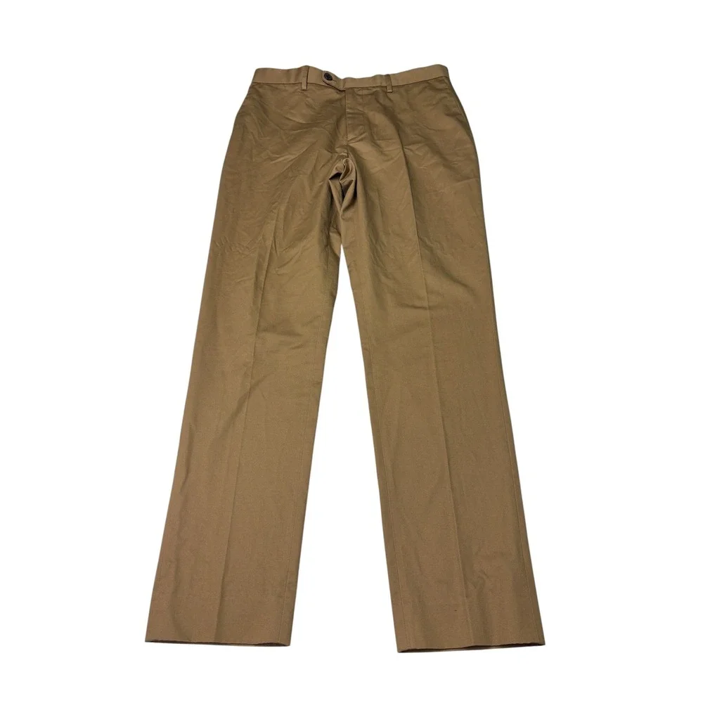 NWT Banana Republic Tailored Fit Chino Pants Mens 32x32 Khaki Brown Cotton‎